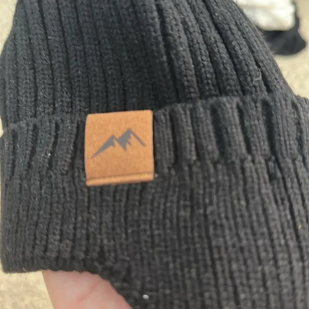 NWT Small Black Knit Beanie